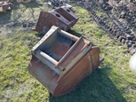 Front of used Gradall Bucket,Used Bucket,Back of used Bucket